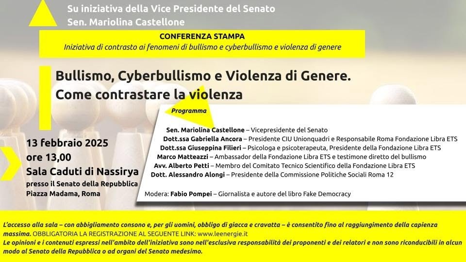 Bullismo, Cyberbullismo e violenza di genere. Come contrastare la violenza.