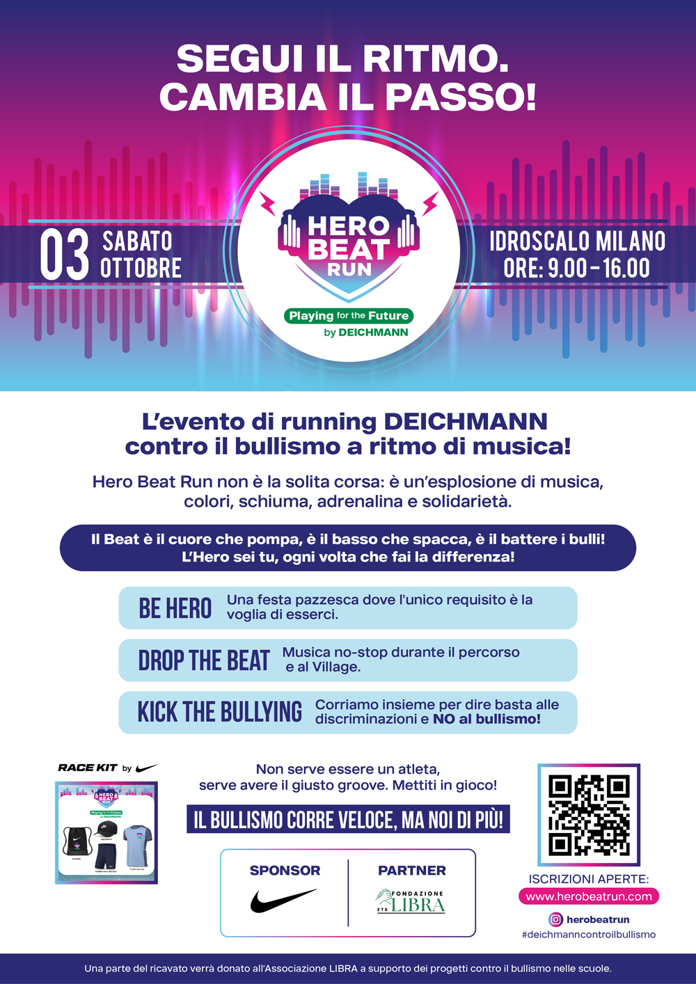 Hero Beat Run 2026: musica, corsa e inclusione all’Idroscalo di Milano